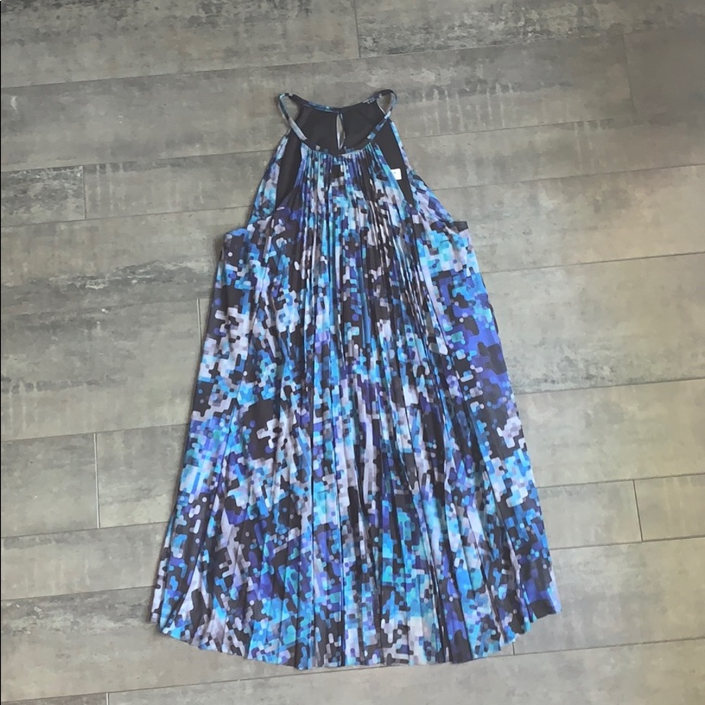 Trina Turk Pleaded Swing Dress